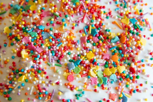Photo of colorful decoration Easter sugar cake