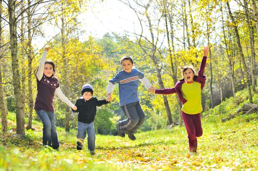 Children Friendship Together in park