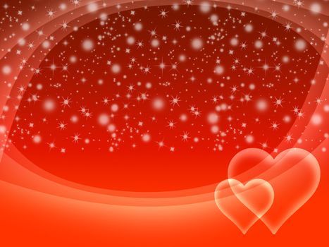 Valentine Hearts Abstract Pink Background. St.Valentine's Day Wallpaper. Heart Holiday Backdrop