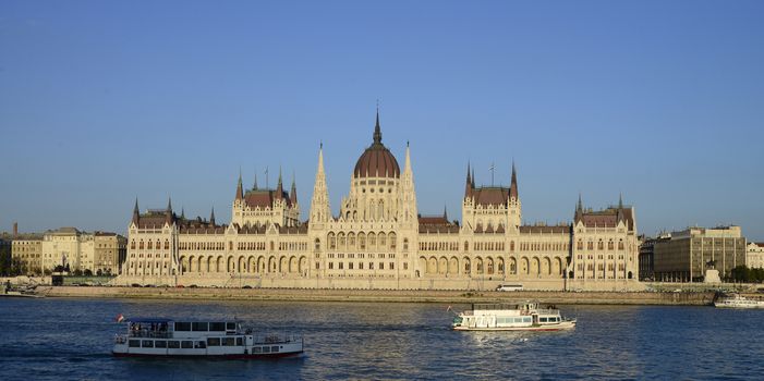 Budapest City Hungary Parliament Building Landmark Architecture