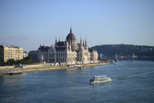 Budapest City Hungary Parliament Building Landmark Architecture