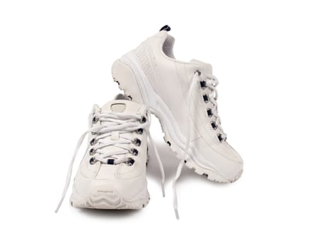 Sport running shoes isolated on a white background