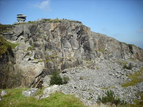 Images of old and non operating Quarries and their buildings on Caradon.