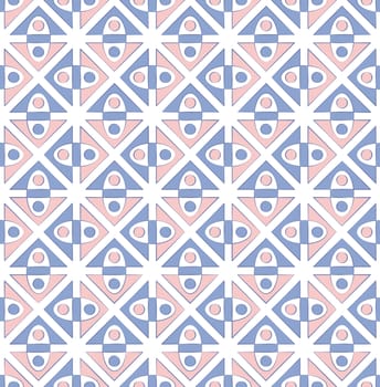 abstract background or cubist geometric textile pattern