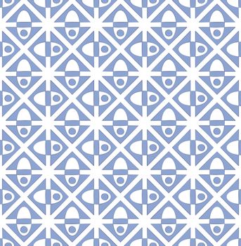 blue serenity Cubist abstract geometric background or textile pattern