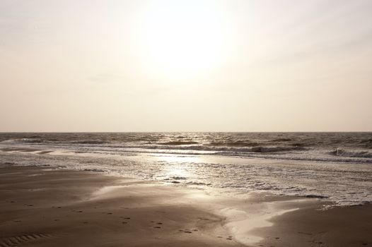 Beach of Amrum in Germany