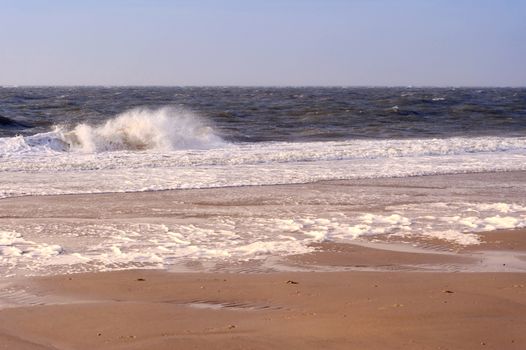 Beach of Amrum in Germany