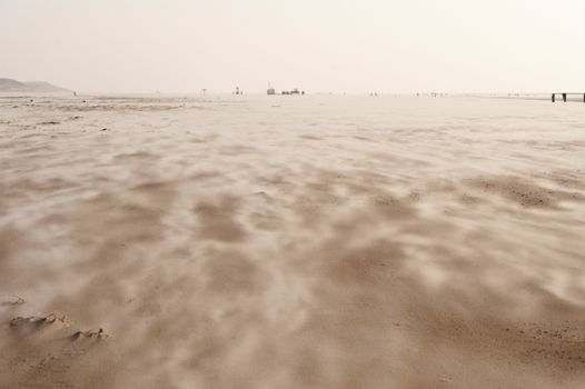 Beach of Amrum in Germany