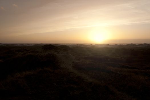 Evening Mood on Amrum in Germany