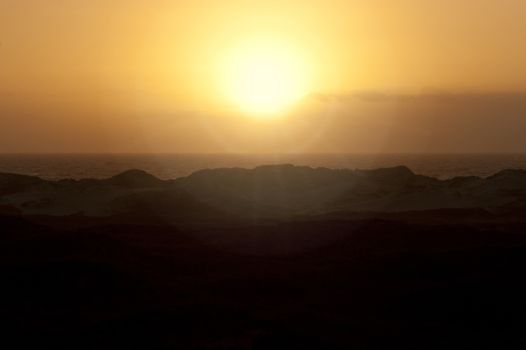 Evening Mood on Amrum in Germany