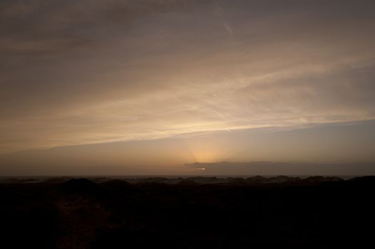 Evening Mood on Amrum in Germany