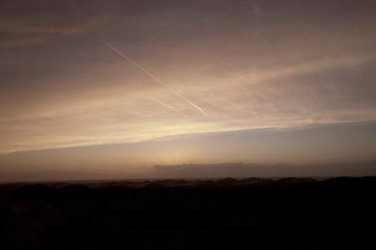 Evening Mood on Amrum in Germany