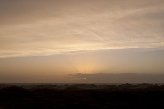 Evening Mood on Amrum in Germany