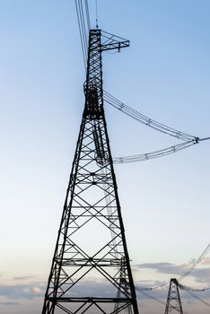 towers for power transmission lines high voltage