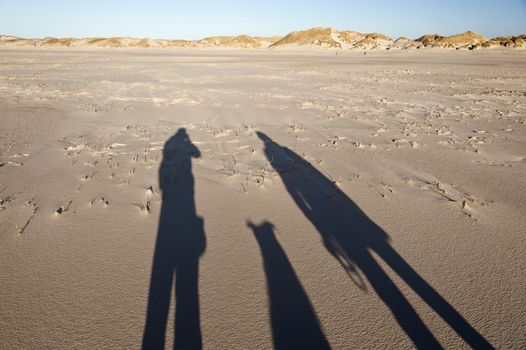 Beach of Amrum in Germany