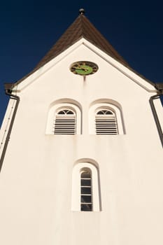 Church of Nebel on Amrum, Germany
