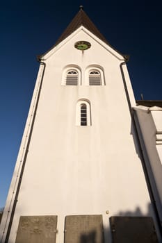 Church of Nebel on Amrum, Germany