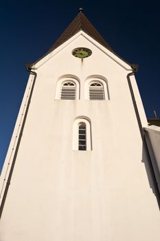 Church of Nebel on Amrum, Germany