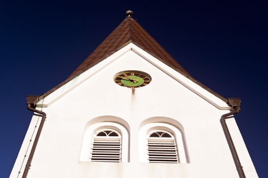 Church of Nebel on Amrum, Germany