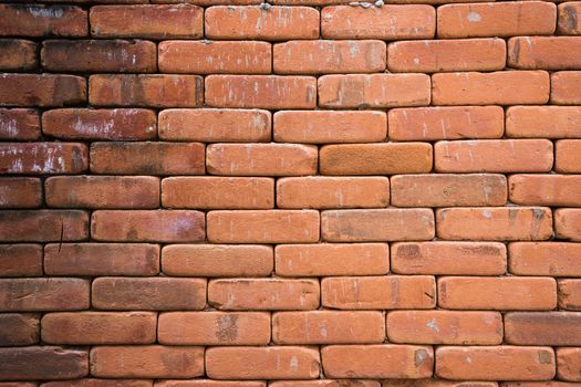 Grunge red brick wall background