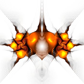 Computer generated fractal artwork for creative art,design and entertainment