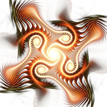 Computer generated fractal artwork for creative art,design and entertainment