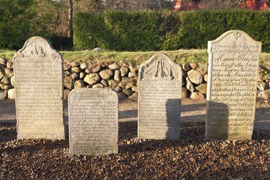 Historic Sailor Tombstones on Amrum