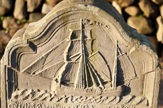 Historic Sailor Tombstones on Amrum