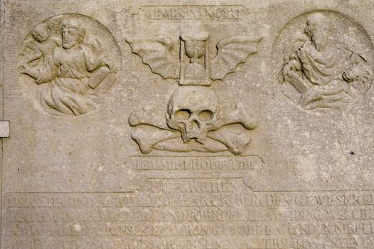 Historic Sailor Tombstones on Amrum