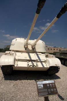 Military history exhibition in Latrun, Israel