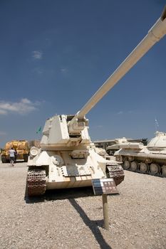 Military history exhibition in Latrun, Israel