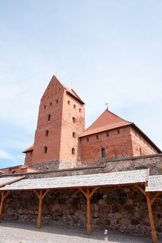 TLithuania tourism attraction - castle on a lake