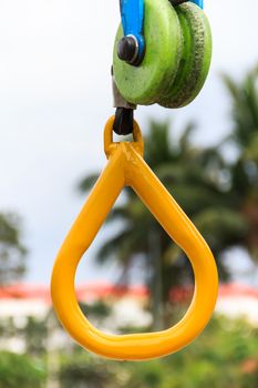 Fitness Equipment.As a tool to exercise outdoors in public.