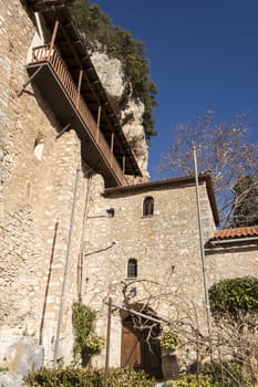 The monastery of Our Lady of Emialon at Dimitsana, Greece