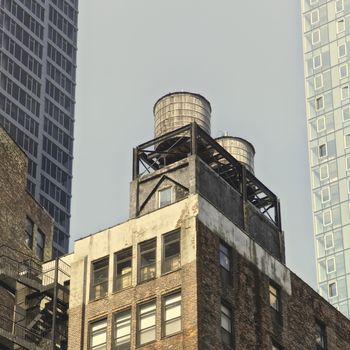 New York water tank, USA