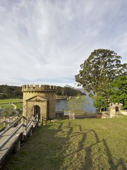 Castle Lookout Over the Boats on the Water