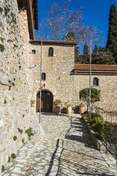 The monastery of Our Lady of Emialon at Dimitsana, Greece