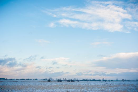 blue sky, natural clouds, nature series