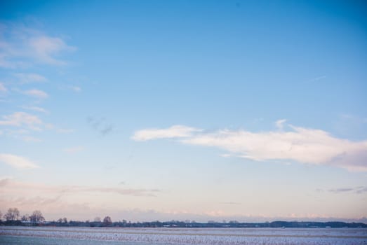 blue sky, natural clouds, nature series