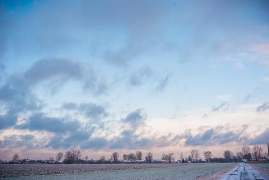 blue sky, natural clouds, nature series