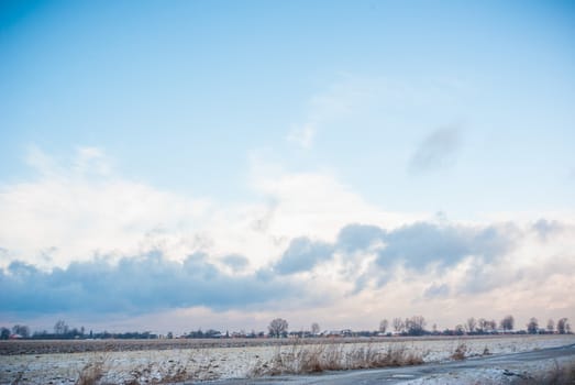 blue sky, natural clouds, nature series