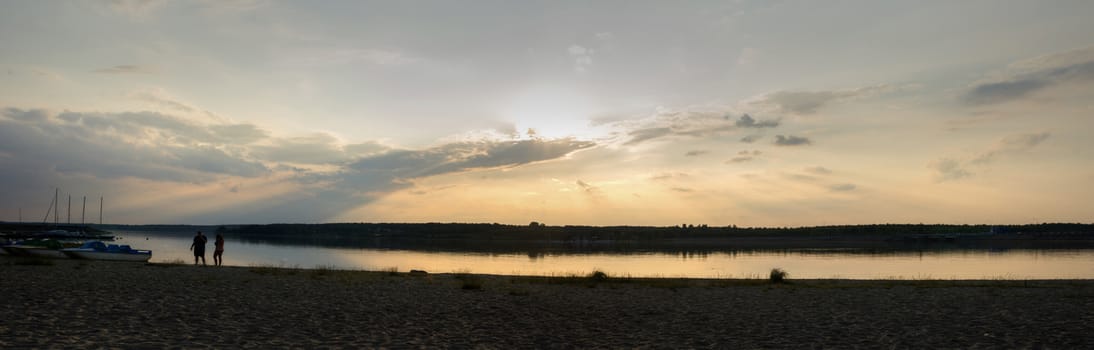 sun behind the clouds on a warm day, nature series