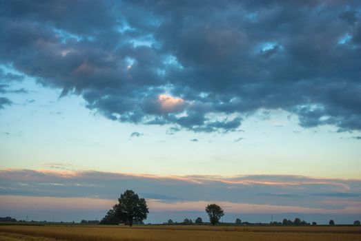blue sky, natural clouds, nature series