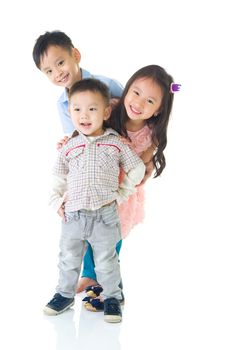 Portrait of lovely asian kids