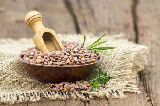 lentils in a bowl