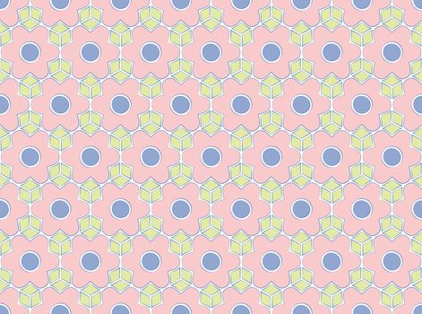 background or textile pink flower spring pattern