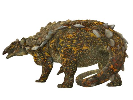 Gargoyleosaurus was an ankylosaur armored herbivorous dinosaur that lived in the Jurassic Age of Wyoming, North America.