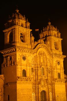 Catholic Cathedral in Cusco, Peru tourism site in south america
