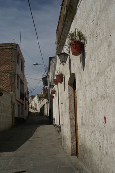 City of Arekipa in Peru - tourists attraction