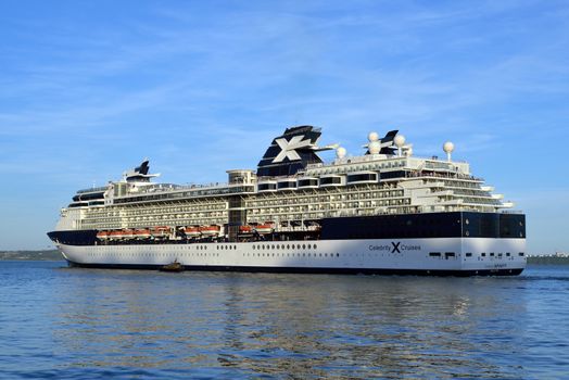 celebrity infinity cruise ship leaving cobh in ireland